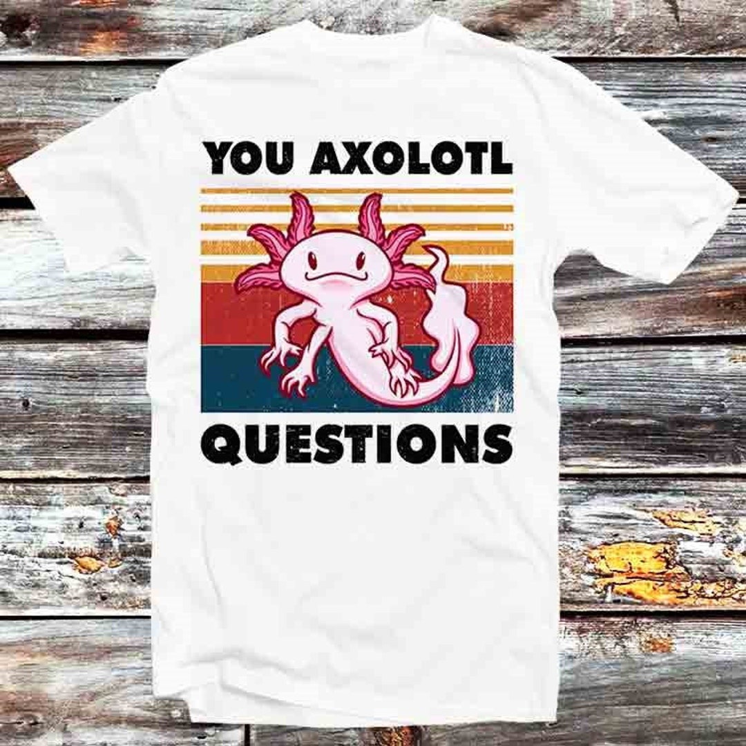 Retro 90s Axolotl Unisex Cartoon Anime Top - Vintage Retro Gift for Anime Lovers