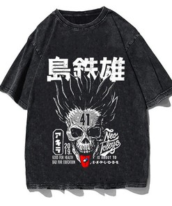 Retro Anime Vintage Shirt - Japanese Manga Tee, Harajuku Clothing, Gift for Manga Lovers