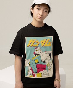 Retro Gundam Shirt for Manga Enthusiasts - Perfect Anime Gift for Fans
