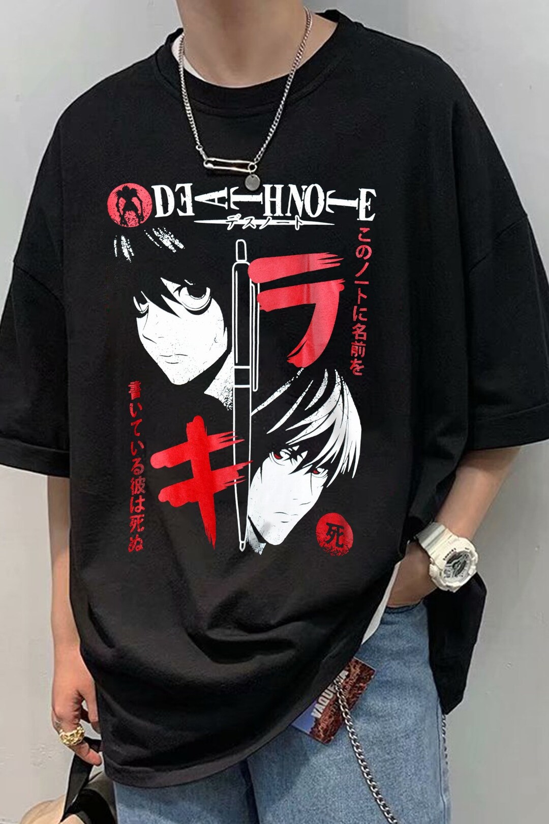 Retro Japanese Manga T-shirt - Awesome Tee Shirt for Men and Women, Harajuku Clothing Gift