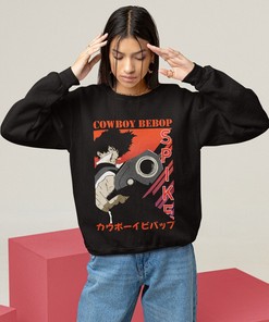 Retro Vintage Unisex Anime Sweatshirt - Perfect Manga Clothing Merch Gift for Fans