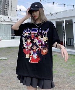 Sailor Mars Vintage Style Shirt - Rei Hino Kawaii Clothing, Sailor Moon Tee for Fans
