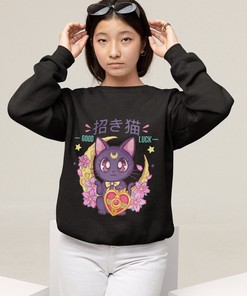 Sailor Moon 90s Aesthetic Crewneck Sweatshirt - Anime Apparel for Fans of the Magical Girl Classic