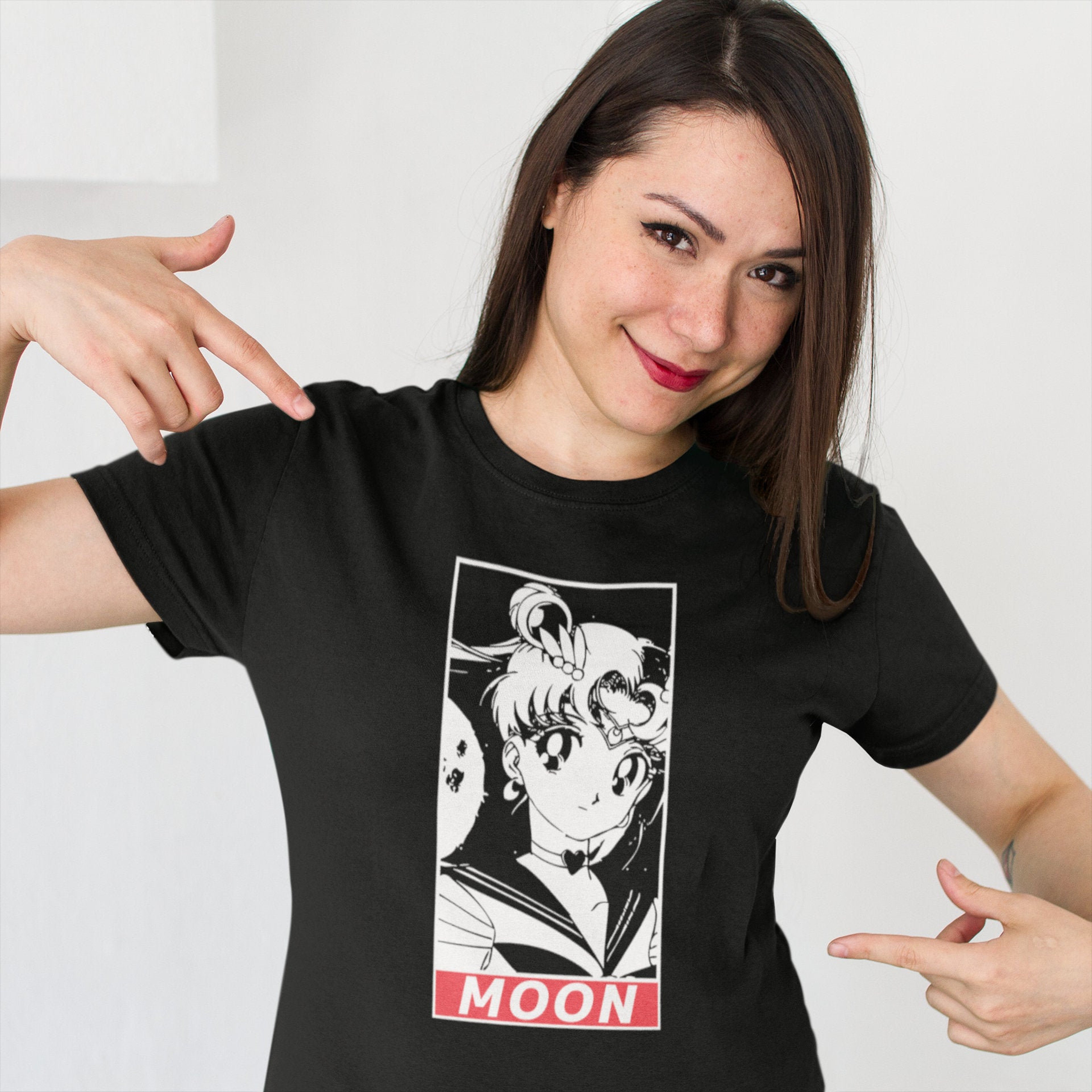 Sailor Moon Cat and Luna Tee, Unisex Anime Shirt for Fans and Collectors