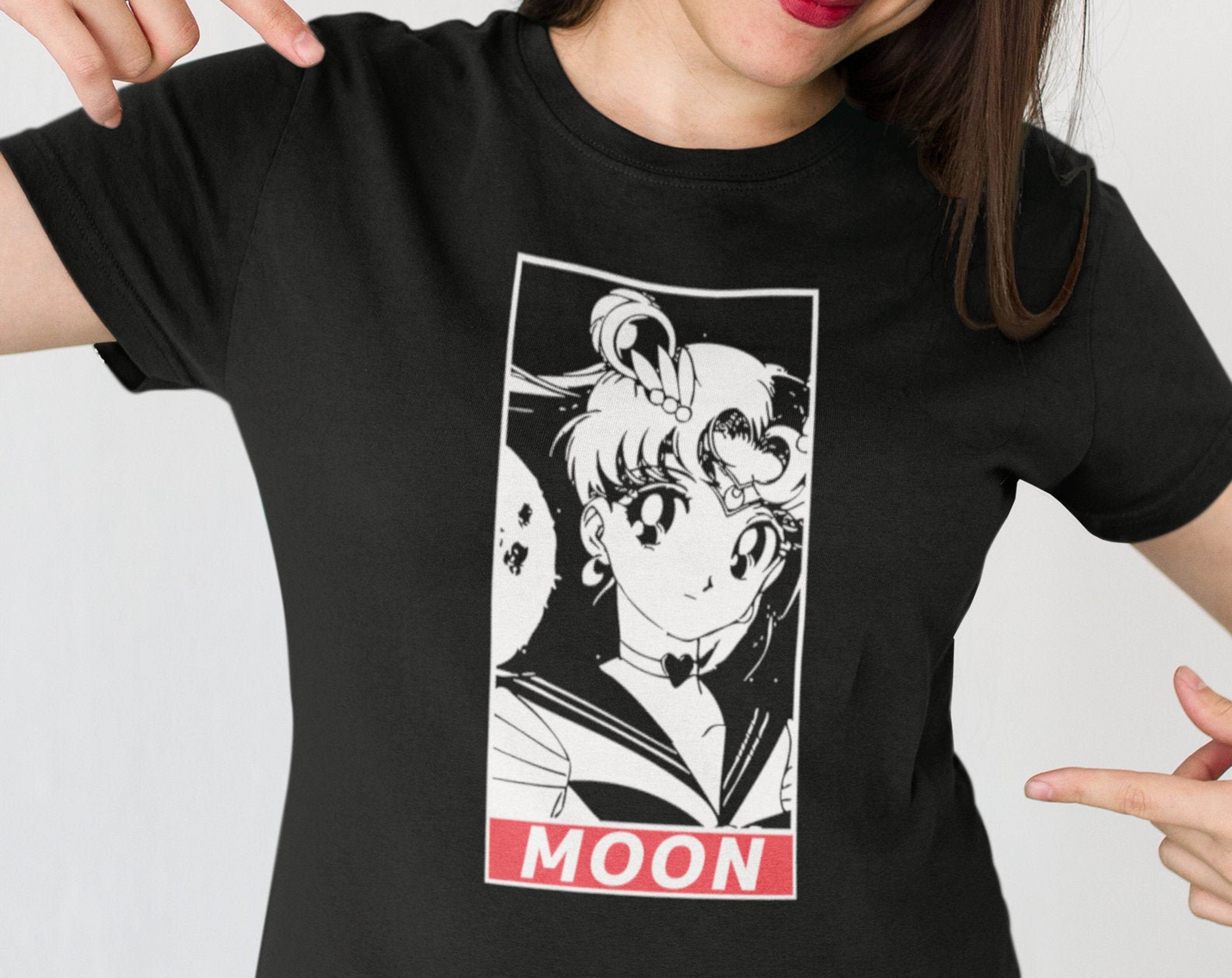 Sailor Moon Cat and Luna Tee, Unisex Anime Shirt for Fans and Collectors - Image 2