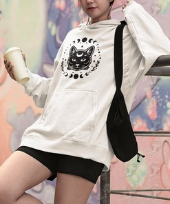 Sailor Moon Fan Gift Unisex Hoodie - Mamoru, Luna, and Serena Design