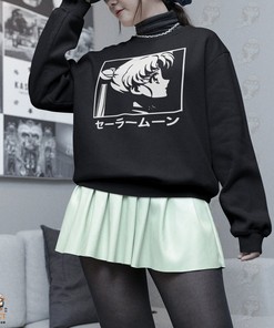 Sailor Moon Fan Sweatshirt and Shirt: Unisex Apparel with Luna, Mamoru, and Serena Design