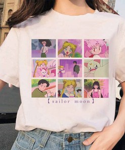 Sailor Moon Fans Otaku Senshi & Tuxedo Mask Tee