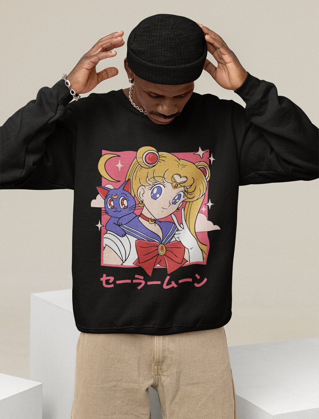 Sailor Moon Heavy Blend Sweatshirt: Unisex Otaku Aesthetic Shirt - Gift for Manga Lovers