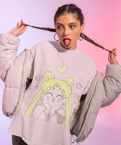 Sailor Moon Japanese Ramen Tee - Kawaii Aesthetic Gift