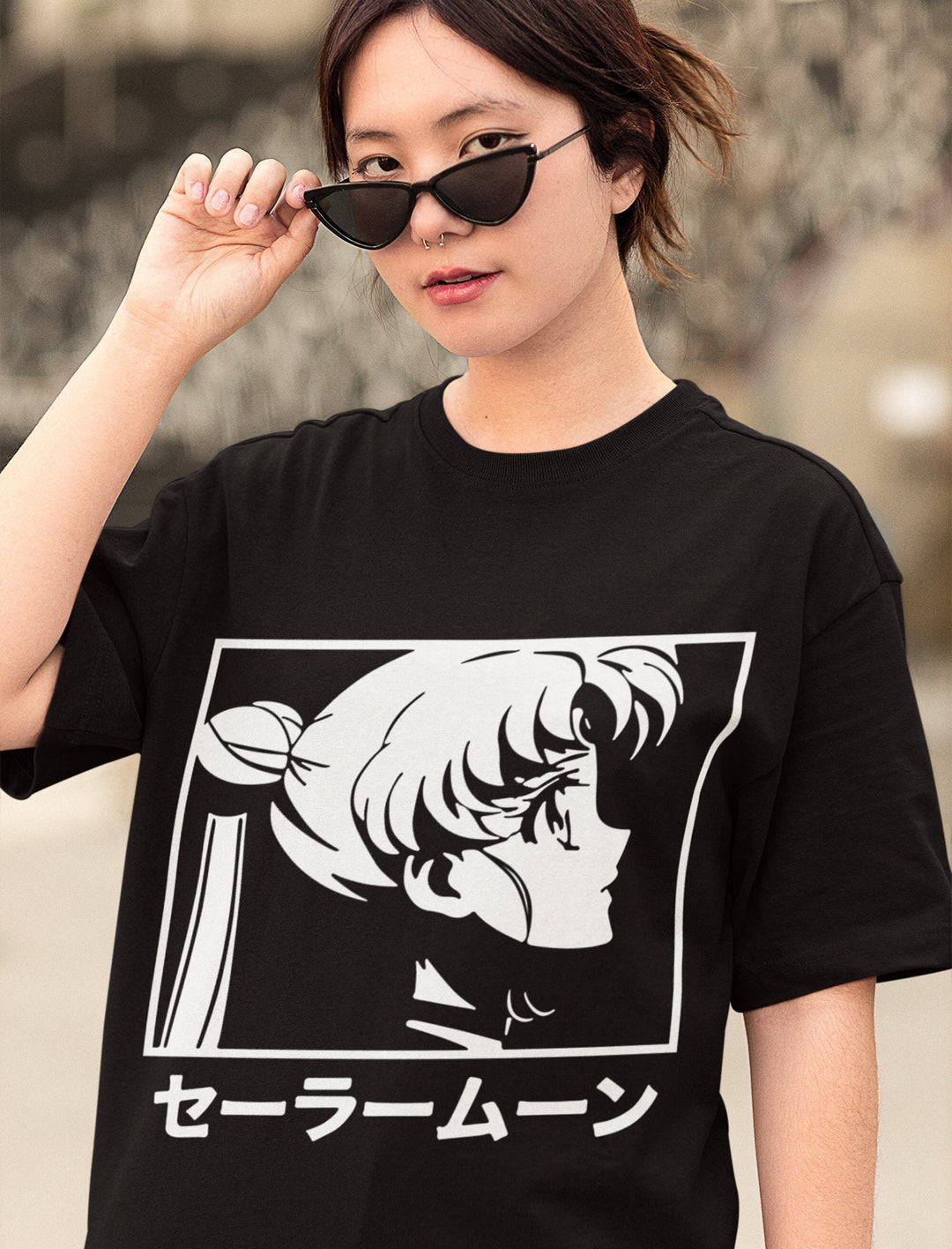 Sailor Moon Mamoru Aesthetic Tee - Unisex Otaku Manga Vaporwave Shirt, Japanese Sweatshirt with 90s Vibes