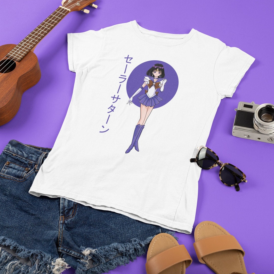 Sailor Saturn Vaporwave Tee - Magical Girls Shirt
