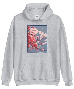 Sakura Blossom Hoodie - Japanese Aesthetic Clothing - Kawaii Sakura Anime Design