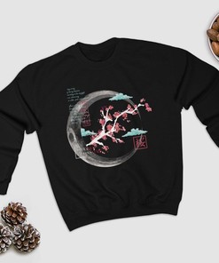 Sakura Blossom Sweatshirt - Cherry Blossom Aesthetic Clothing - Kawaii Unisex Apparel
