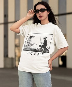 Samurai Design Anime Clothing - Miyamoto Musashi Unisex Shirt, Vagabond Manga Tee