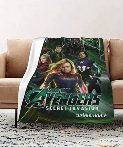 Secret Invasion Personalized Quilt Blanket Bedding Set - Ideal for Sofa Blanket and Home Decoration