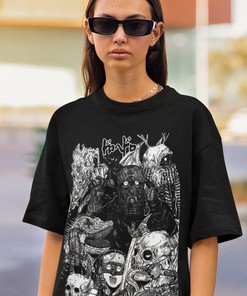Shin Metal Poster Tee: Unisex Anime Vintage Shirt, Welcome to Chaos Metallic