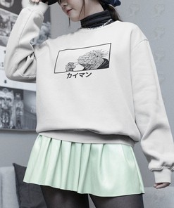 Shin and Chibi Unisex Sweatshirt - Aesthetic Manga Lover Gift