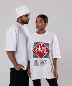 Shinra Corporation Anime Inspired Cotton T-Shirt for Him/Her
