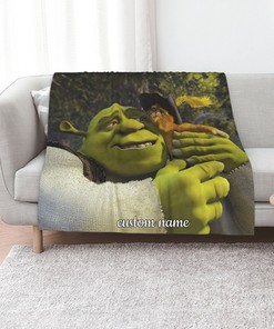 Shrek Custom Name Quilt Bedding Set - Perfect for Bedroom Decor, Family Gifts, Home Decoration