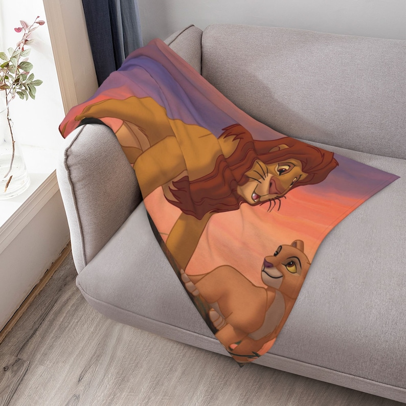 Simba's Pride Quilt Blanket Set with Custom Name - Great Gifts for Family & Home Decoration - Image 4