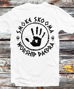 Skooma Worship Daedra Heartbeat Tee - Unique Anime/Cartoon Fan Gift with Gaming Theme