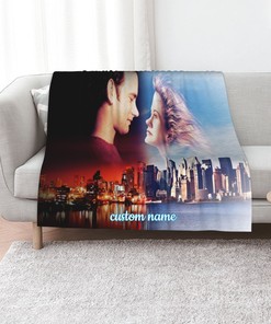 Sleepless In Seattle Personalized Quilt Blanket Set - Great for Bedroom Decor, Family Gifts, Sofa Blanket
