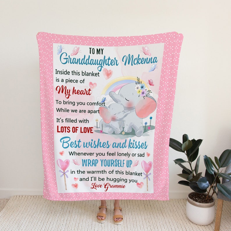 Sofa Blanket with Personalized Grandpa Quilt for Girls - Perfect for Bedroom Decor - Image 2