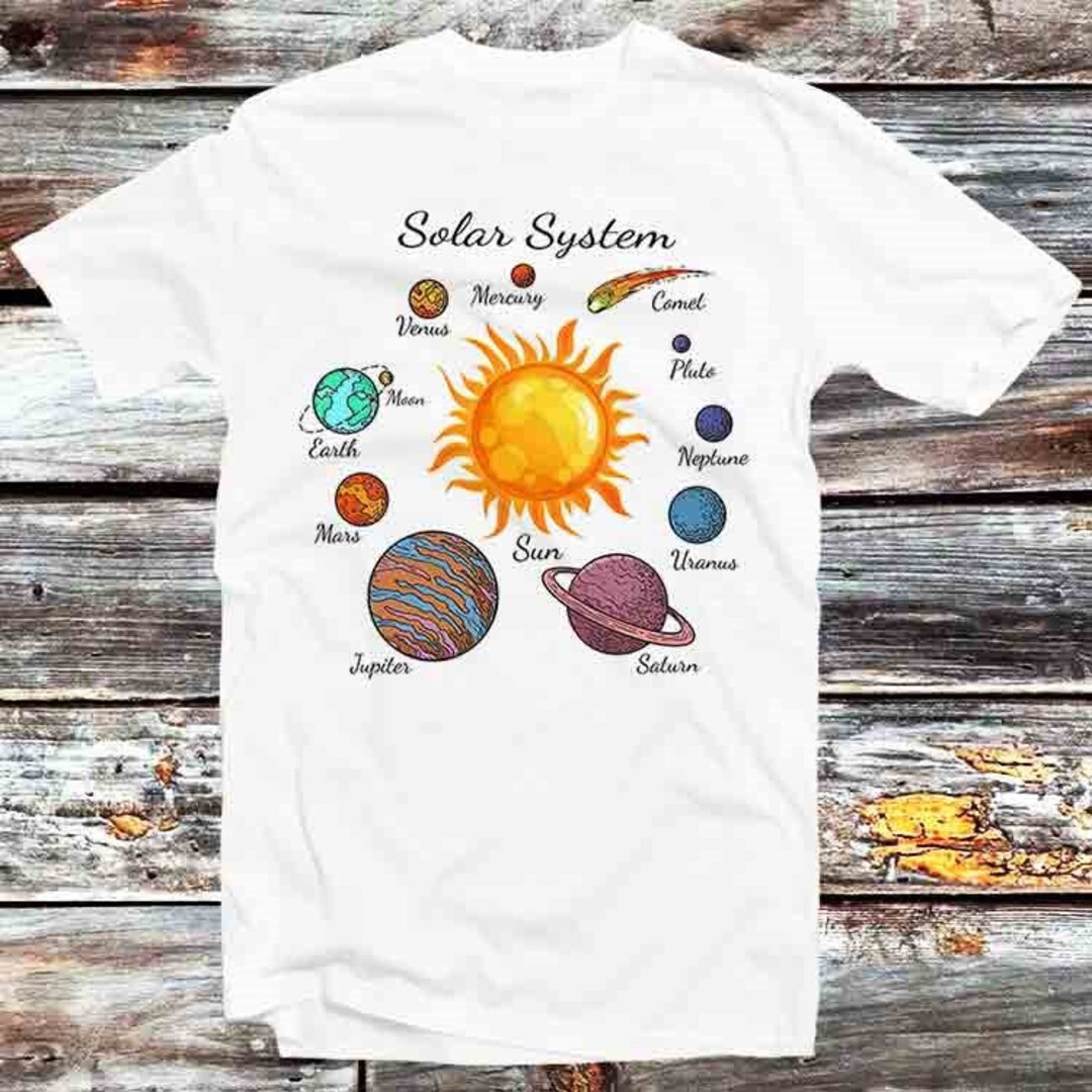 Solar System Planets Tee - Great Gift for Astronomy and Science Fans