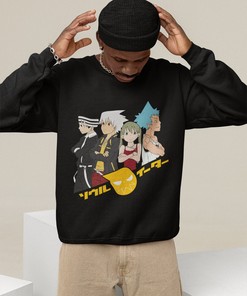 Soul Eater Nakatsukasa Crewneck: Unisex Vaporwave Sweatshirt - Gift for Anime Lovers