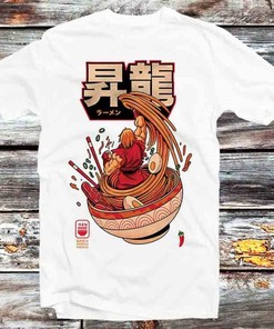 Spicy Japanese Ramen Noodles Graphic Tee - Tasty and Cool Present for Anime Fans