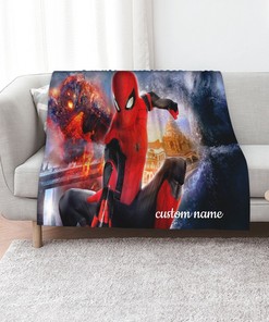 Spider-Man Far From Home Quilt Blanket Bedding Set for Home Decoration and Picnic - Personalized Gifts for Family