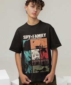 Spy Anime Shirt with Family Manga Graphic Tee for Action and Thriller Fans - Perfect Otaku Clothing Gift
