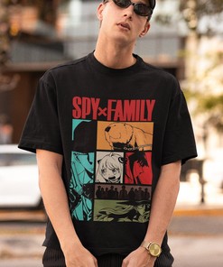 Spy Manga Fan T-Shirt - Manga Family Graphic Tee for Gift Giving