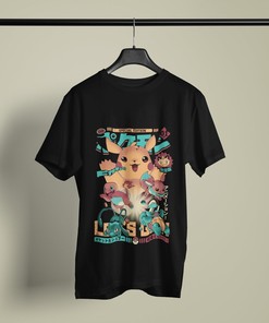 Starters Gen 1 Anime T-Shirt - Inspired Comic Style Gift for Fans