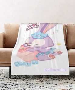 StellaLou Quilt Blanket Set with Personalized Name - Great for Bedroom Decor & Sofa