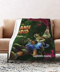 Strange World Personalized Quilt Blanket Set - Great Gift for Family, Sofa Blanket, Home Decoration