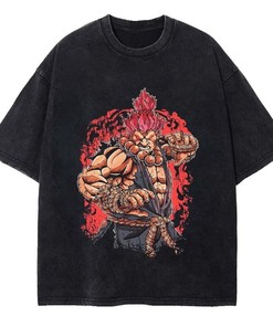 Street Fighter Ryu and Akuma Anime Tee, Cool Unisex Shirt for Gamers