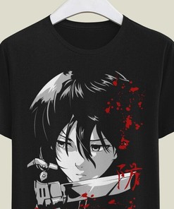 Striking Manga Graphic Shirt for Fans - Bold Japanese Anime Tee