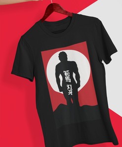 Stylish Baki The Grappler Manga T-Shirt - Yujiro and Baki Hanma Unisex Tee