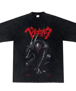 Stylish Gothic Ber Guts Anime Tee for Fans of Alternative Fashion - Perfect Gift Idea