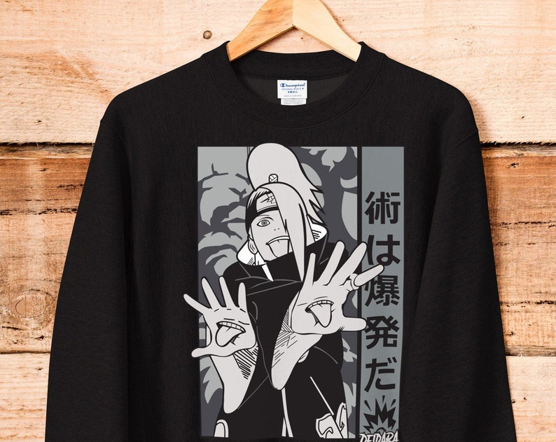 Stylish Japanese Anime Sweatshirt with Fashionable Manga Graphic Pullover - Anime Gift