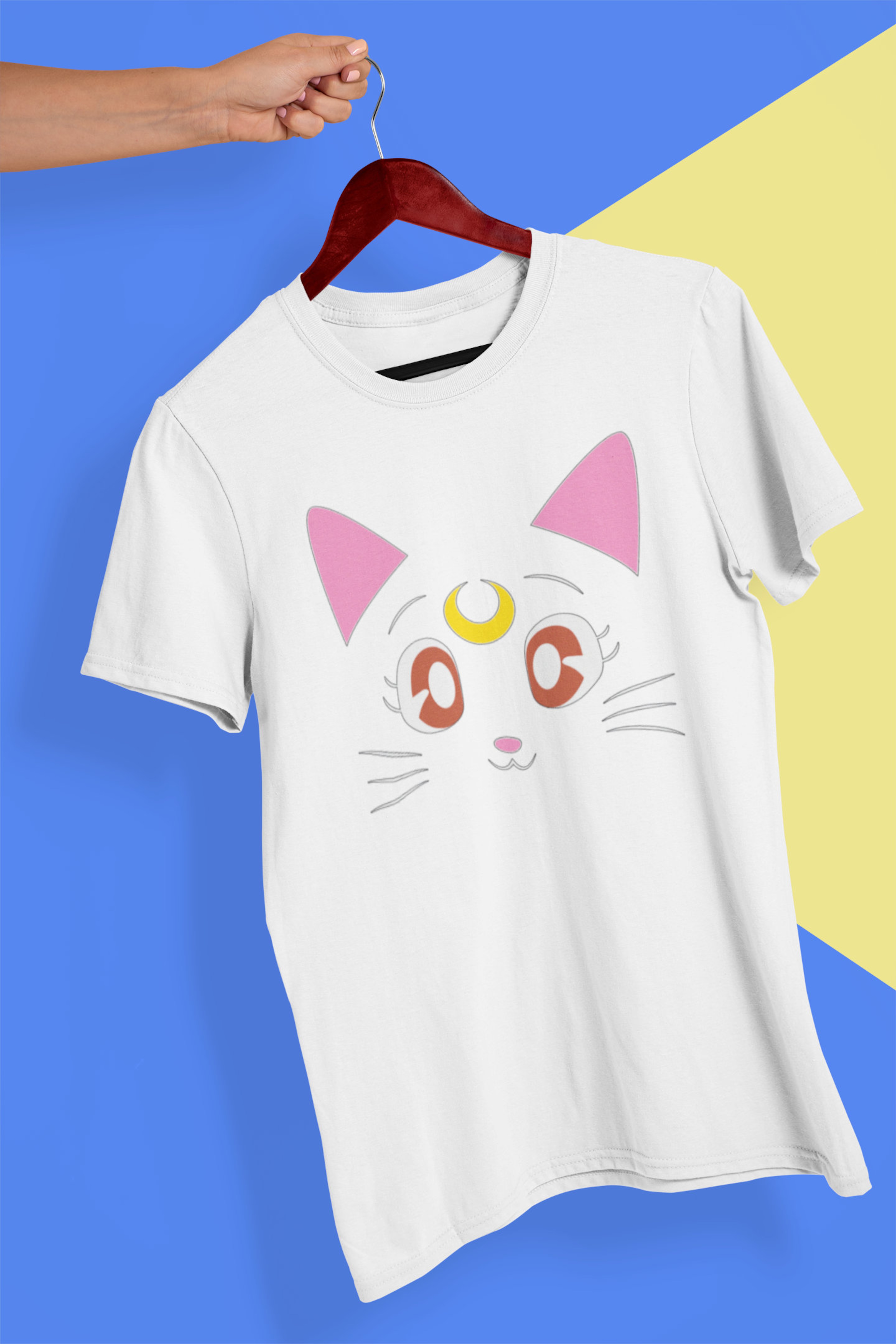 Stylish Sailor Moon Cat Shirt, Perfect Fan Gift - Image 3