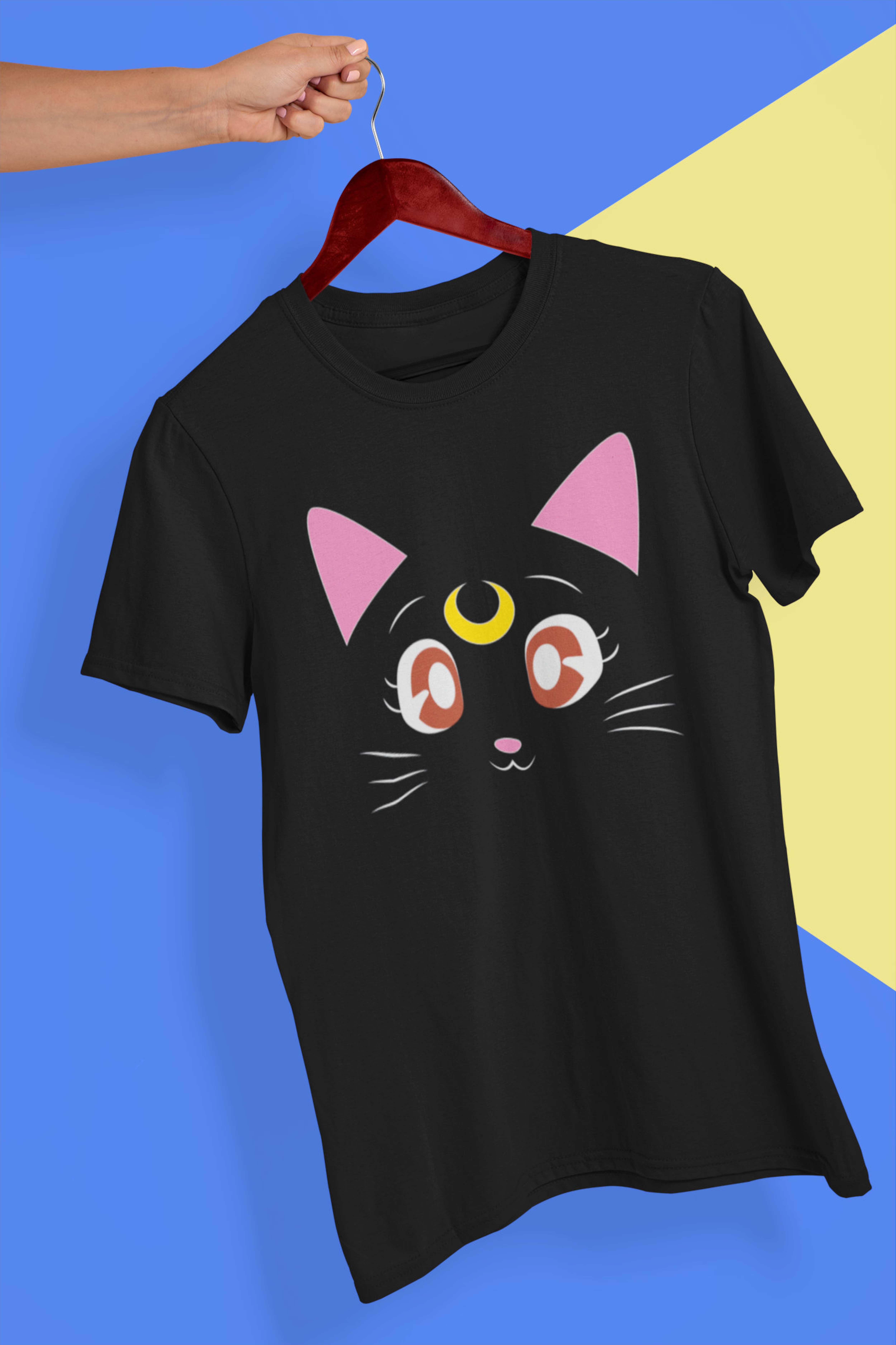 Stylish Sailor Moon Cat Shirt, Perfect Fan Gift - Image 4