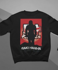 Stylish Unisex Baki The Grappler Sweatshirt - Perfect Manga Inspired Apparel for Anime Lovers