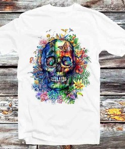 Sugar Skull Flower Anime Hoodie - A Cool and Trendy Tattoo-Inspired Design for Anime and Tattoo Lovers