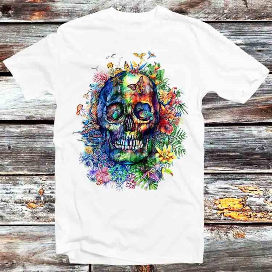Sugar Skull Flower Men's Hoodie