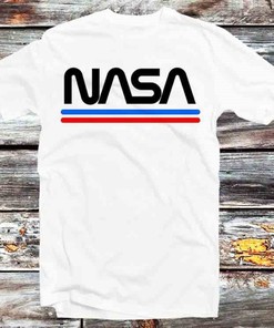 Super Cool Space Nasa Logo Tee for Science and Anime Fans - Unisex Anime Top Tee