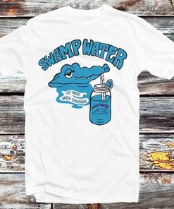 Swamp Water Punk Rock Alligator Retro Anime Tee - Unique Gift Idea