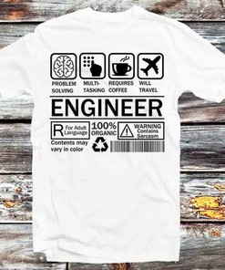Tech Party Engineer Novelty Tee for Fathers and Tech Fans